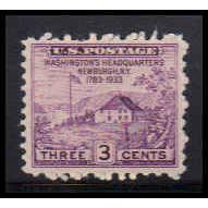 752 3c Washington's Hdqs Fine MNH O4788