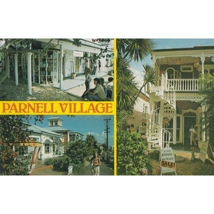 Parnell Village Auckland New Zealand Postcard