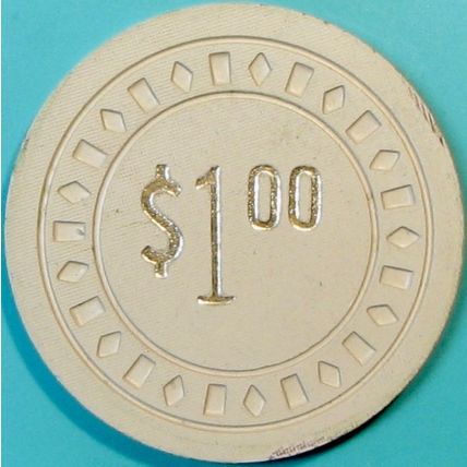Peninsula Inn. $1 Vintage Casino Chip. San Mateo, CA. 1952. T86.