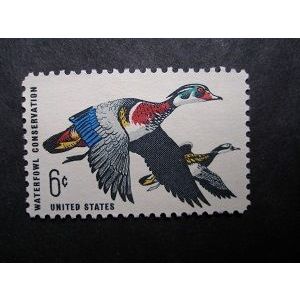 USA 1968 - Wood Duck (Aix sponsa)- MNH** WITHOUT GUM