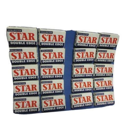 1950's New Sealected Star Double Edge Cardboard Advertising Store Display