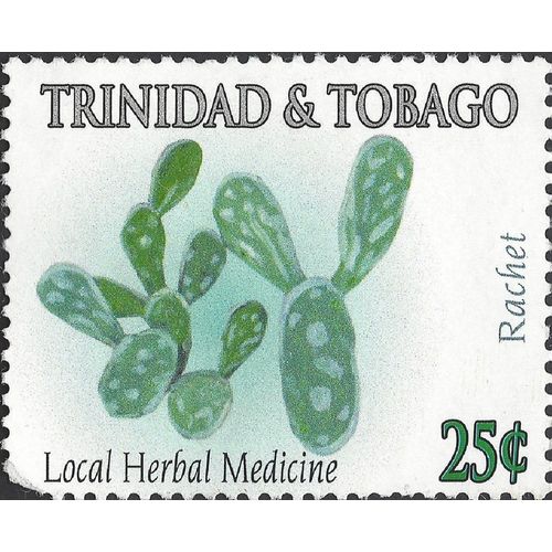 TRINIDAD & TOBAGO, Local Herbal Medicine, Rachet, green 2005, 25c