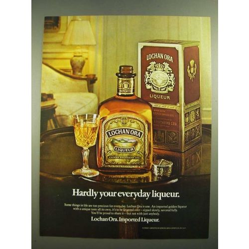 1980 Lochan Ora Liqueur Ad - Hardly Your Everyday Liqueur