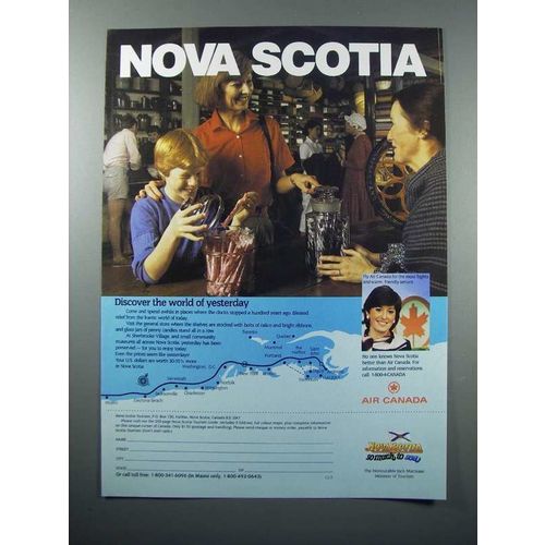 1986 Air Canada Ad - Nova Scotia