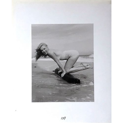 Marilyn Monroe vintage Sexy Nude Beach print poster Playboy Man Gift Wall Art D5