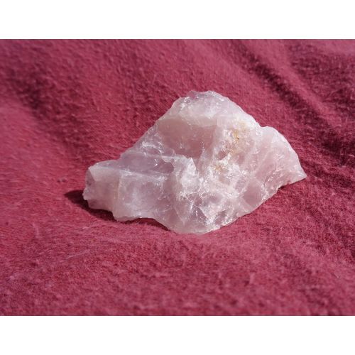 F Rose Quartz Raw Crystal Gemstone Metaphysical Energy Work Meditation