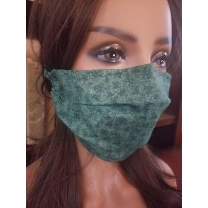 Mossy Green Mask w/ Filter pocket & 2 Silver/Copper Infused Filters - Adult