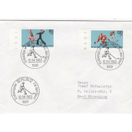 West Berlin 1983 Sport Promotion Fund Set FDC Berlin special cancel VGC