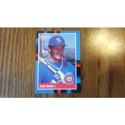 1988 Donruss Card # 119 Jody Davis Very Good-Excellent (4) Chicago Cubs