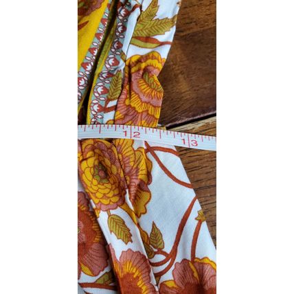 Orange Floral Button-Front Short-Sleeve Maxi Dress