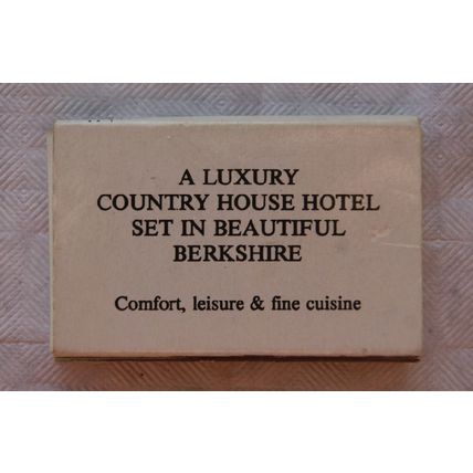 Matchbox - Foley Lodge Hotel, Stockcross, Newbury