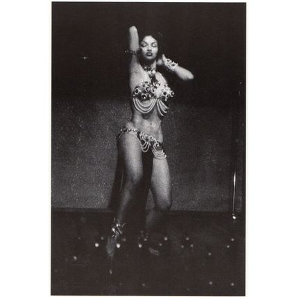 George Zimbel Chelo Indian Turkish Exotic Dancer Photo Postcard