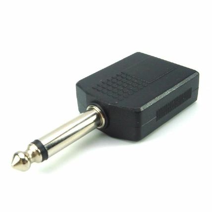 6.35mm (1/4") Stereo Audio Jack Plug Adapter Single Male to Female 6.35mm (1/4")