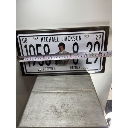 Michael Jackson License Plate Collectible