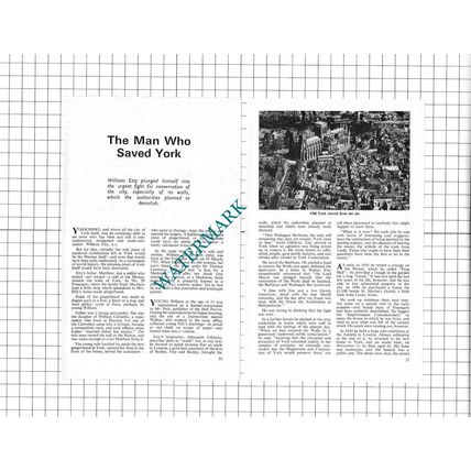 William Etty York England - 1974 Article