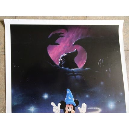 FANTASIA - A WALT DISNEY CLASSIC MOVIE POSTER WITH MICKEY MOUSE