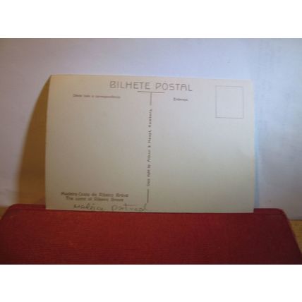 RIBEIRA BRAVA COAST, MADEIRA, PORTUGAL unused postcard RP =
