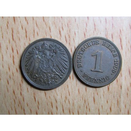 1909j 1 Pfennig Germany Empire Coin