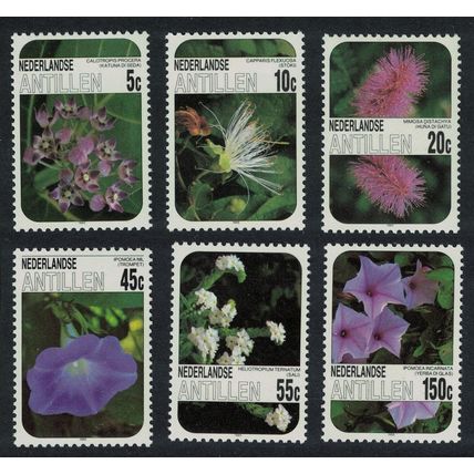 Neth. Antilles Flowers 6v 1985 MNH SG#898-903