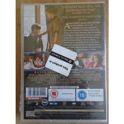 The Danish Girl DVD NEW & SEALED