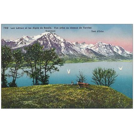 74 - Lac Léman et les Alpes de Savoie