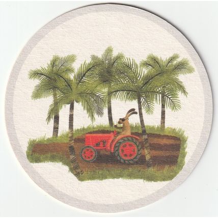 BEER MAT - KINNEGAR BREWERY (IRELAND) - FOLLOW THE HOPS - (Cat No 018) - (2017)