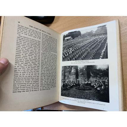 c1930 "COLLINS' SCHOOLGIRLS' ANNUAL" ILLUSTRATED LARGE HARDBACK BOOK (P5)