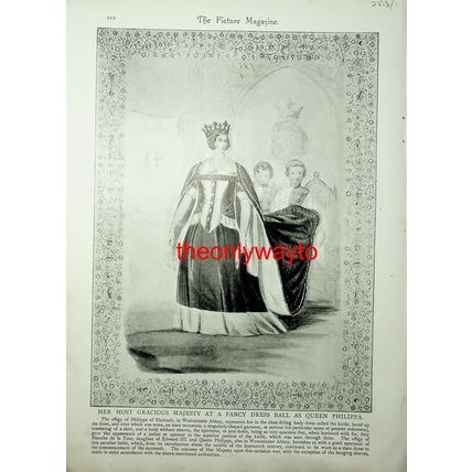 Buckingham House 1795 (Queen Victoria, Reverse), Book Illustration (Print), 1895