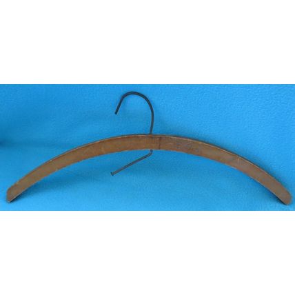 Hilton & Sons Tailors Manchester Lancashire Vintage 1930's Wooden Coat Hanger