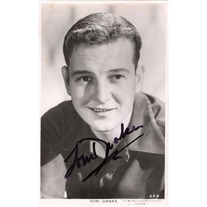 Tom Drake Historic Cult Actor Cyclops Land Of The Giant Hand Signed Photo