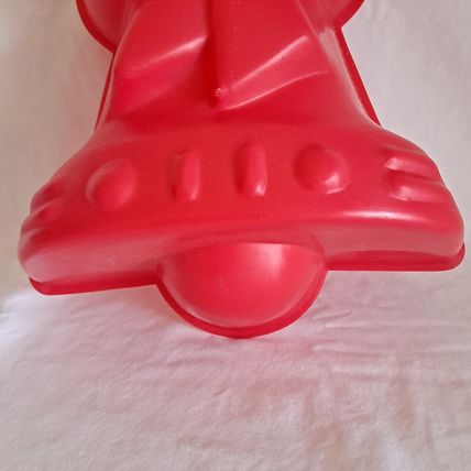 Christmas BELL BOW JELLO MOLD Jell-o Chocolate Plastic Bow Gelatin