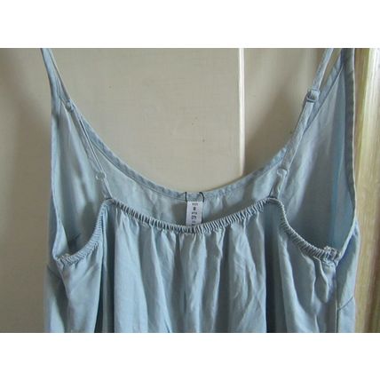 DENIM CO. blue summer spaghetti strap dress Size 12 never worn