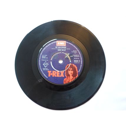 7". 1974..T REX. ZIP GUN BOOGIE, MARC 9, SPACE BOSS, A1 -B1 , EXCELLENT