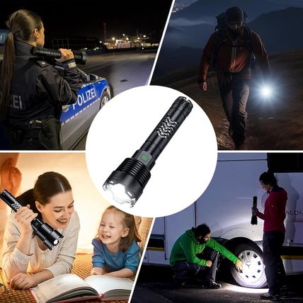 Rechargeable LED Flashlights 3600000 High Lumens, Super Bright Flashlight with I