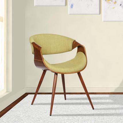 Armen Living Butterfly Mid Century Modern Dining Chair for Kitchen Office Desk V