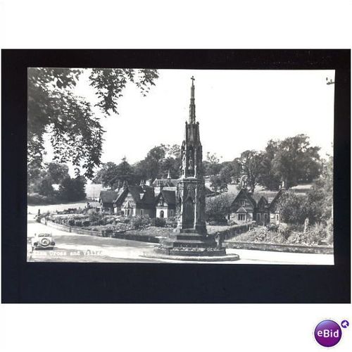 Staffordshire ILAM Cross/Village Postcard by Bourne