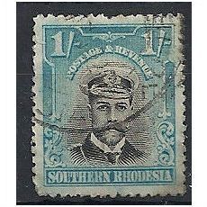 S Rhodesia 1924 SG10 1/- Black & Light Blue Fine Used .. .
