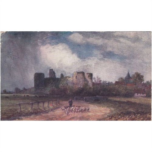 Pevensey Castle Sussex Postcard (SX70902)