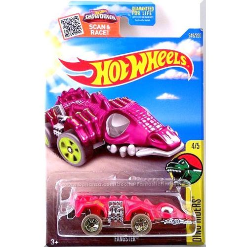 Hot Wheels - Fangster: Dino Riders #4/5 - #249/250 (2016) *Target Spring Card*