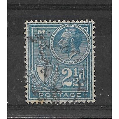 Malta.SG162 2 1/2d Blue.Fine Used.Sept18