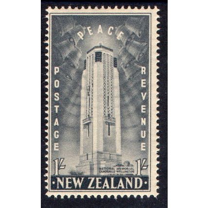 NEW ZEALAND Sg677 1s grey black mint never hinged (G250)