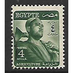 EGYPT 1953 AGRICULTURE 4M GREEN SG417 FINE USED#