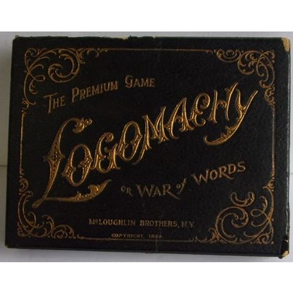 VINTAGE ' LOGOMACHY ' A WAR of WORDS CARD GAME