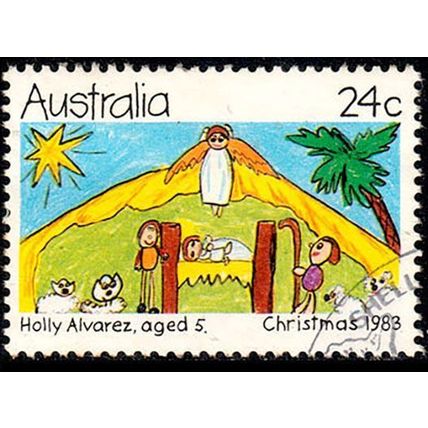 Australia 1983 Christmas 24c Used Stamp ..