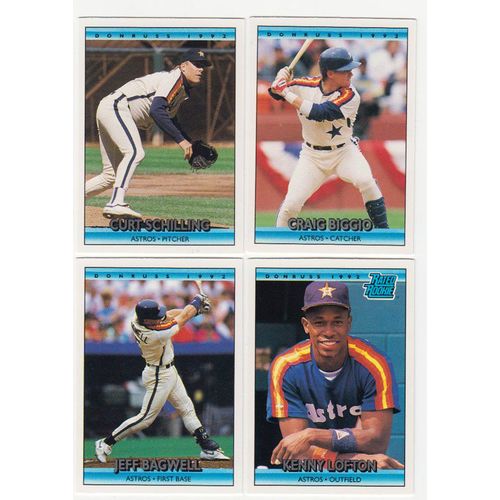 1992 Donruss Houston Astros team set-31 cards- Factory Set Fresh!