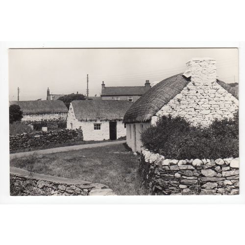 Cregneash Village Folk Museum Isle of Man RP Postcard