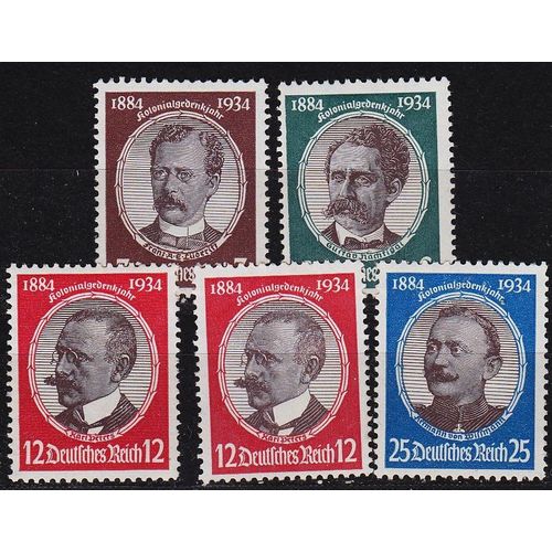 GERMANY REICH [1934] MiNr 0540-43 ( */mh ) [01]