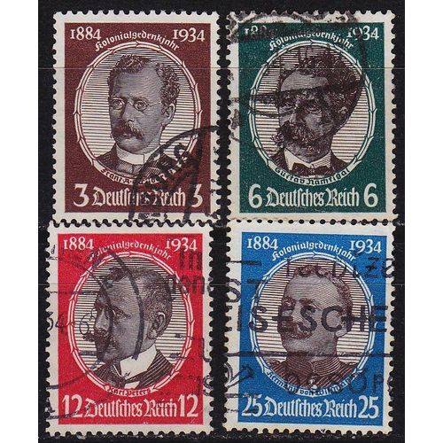 GERMANY REICH [1934] MiNr 0540-43 ( O/used ) [02]
