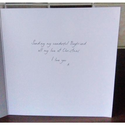 Tatty Teddy Christmas Cards - Boyfriend - 001
