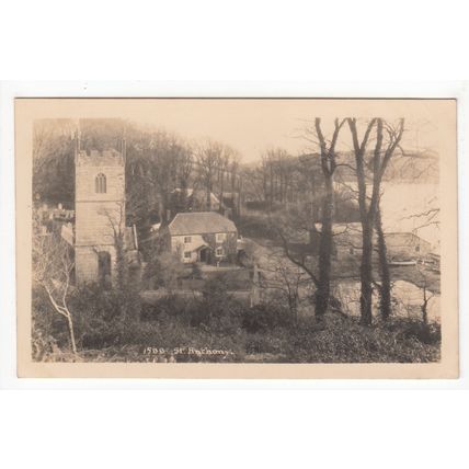The Church St Anthony Postcard Cornwall Publisher A H Hawke Helston 1588